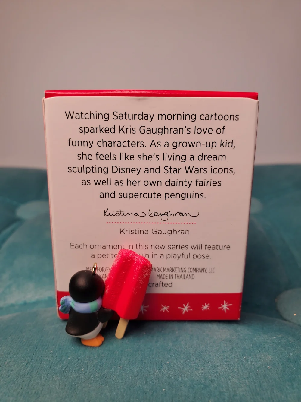 Hallmark Keepsake 2016 Petite Penguins #1 A Tasty Treat Mini Ornament QXM8561